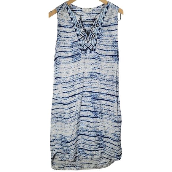 beachlunchlounge Boho Embroidered V-Neck Dress - Picture 2 of 7